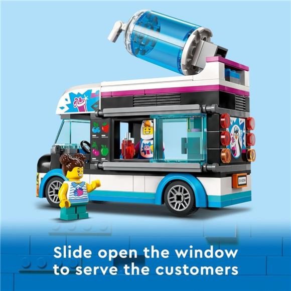 City Penguin Slushy Van Building Toy - Featuring a Truck and Costumed Minifigure - Picture 5 of 7